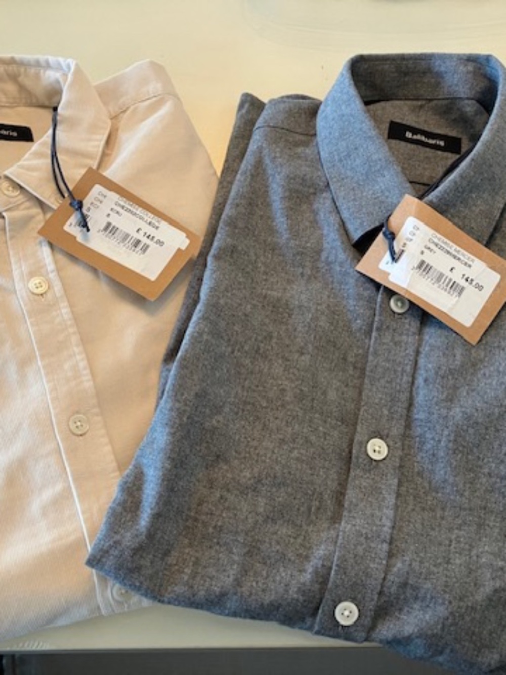 Balibaris Paris mens shirts - 2 for $125 -size small